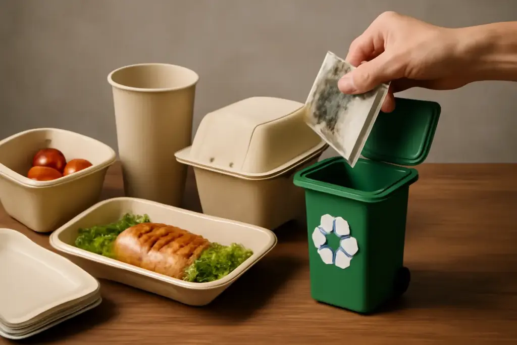 Imballaggi a base di fibre vegetali per alimenti: come possono ridurre i costi di smaltimento