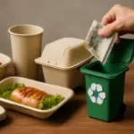 Imballaggi a base di fibre vegetali per alimenti: come possono ridurre i costi di smaltimento