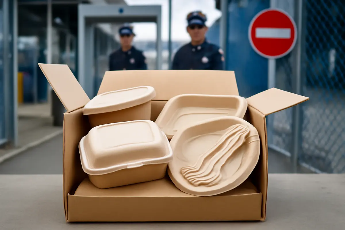 Materiali compostabili certificati per alimenti: la guida pratica per evitare multe e blocchi in dogana