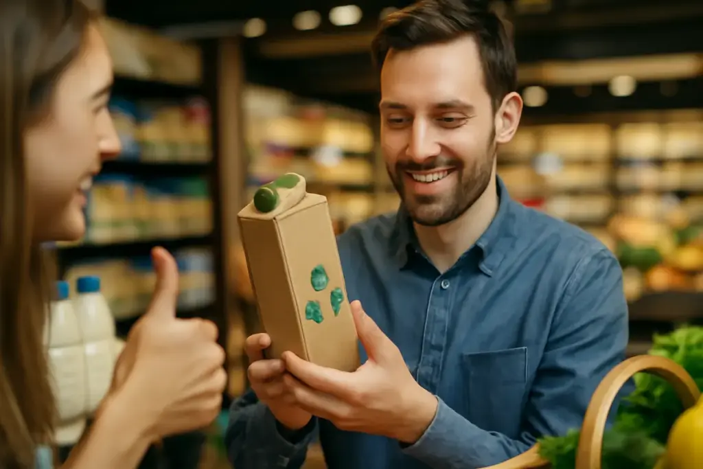 Cartone alimentare riciclato: perché alcune aziende lo usano per guadagnare la fiducia dei clienti